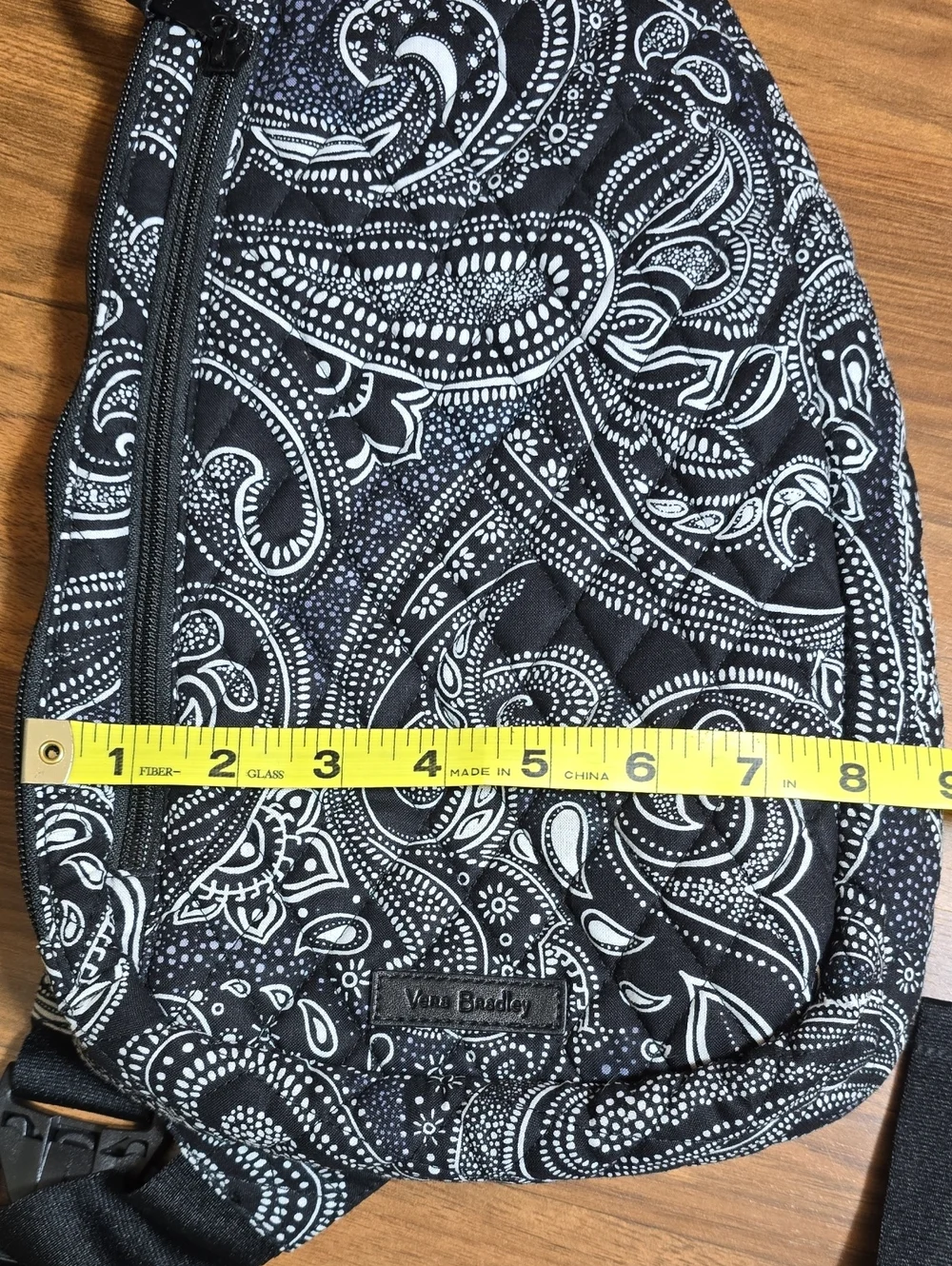 Vera Bradley Stellar Paisley Quilted Crossbody Sling Bag